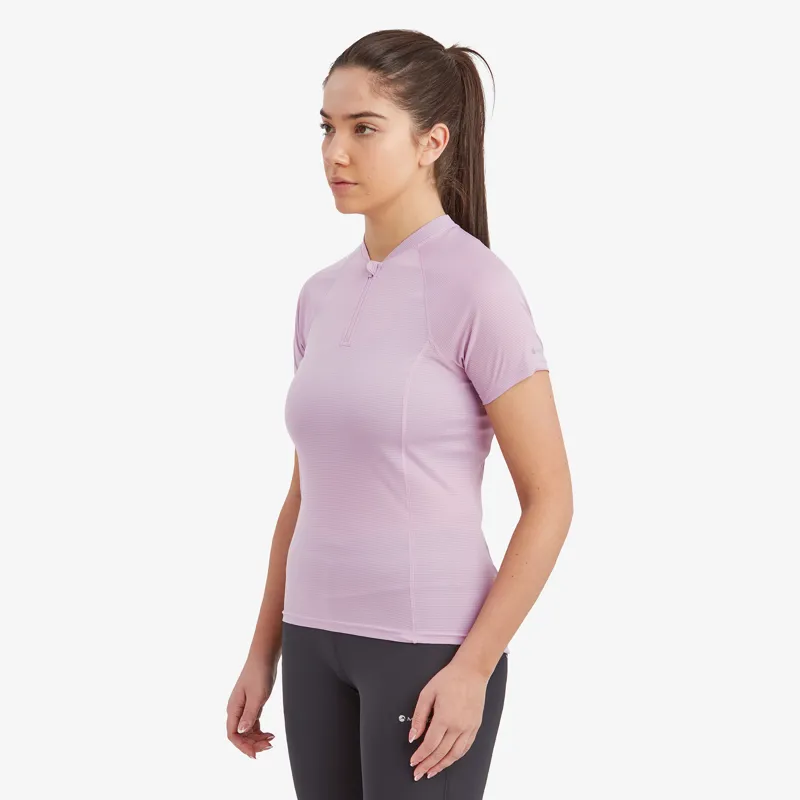 Montane Womens Dart Nano Zip T-Shirt Allium-3